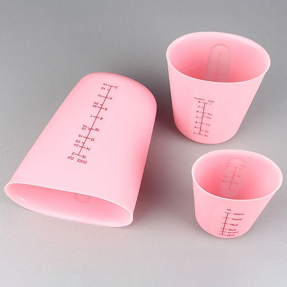 1Pcs DIY Gypsum Plaster Silicone Measuring Cup Handmade Milk Cup For Jewelry Making Baking Tool