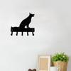 German Shepherd Sitting Key Rack Dog Leash Hanger - 6 Inch/9 Inch Metal Wall Art for Wall-Mounted Hooks Key Holder