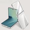 Transparent Acrylic Plating magnetic Case for Samsung Galaxy Z Flip 7 8 Flip7 Flip8 Hinge Protection Screen Protector Cover