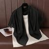 90x90cm Square Scarves Soft Female's Hijabs Fashion Cotton Linen Headscarf  Bag Accessories