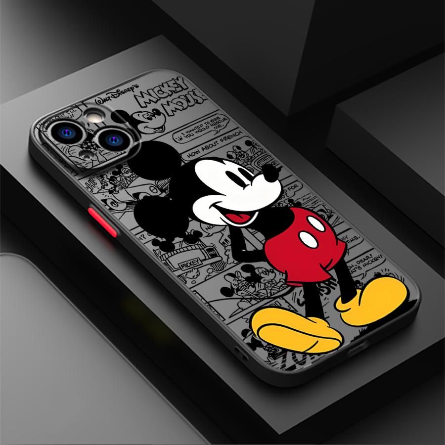 Анимационный чехол Микки для iPhone 17 Pro Max 12 Air 11 13 Mini 14 15 17e 16 Plus 7 8 SE XS XR Задняя крышка телефона