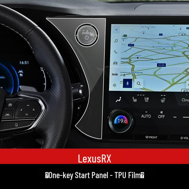 Подходит для 23 моделей Lexus RX350h: Закаленное стекло для дисплея переключения передач и навигации центральной консоли.