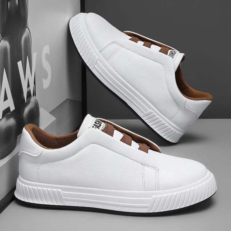 Новые повседневные туфли и кожаные туфли на весну 1999 года. Универсальная и индивидуальная мужская обувь в корейском стиле. Обувь для скейтбординга. Модные и трендовые белые туфли.