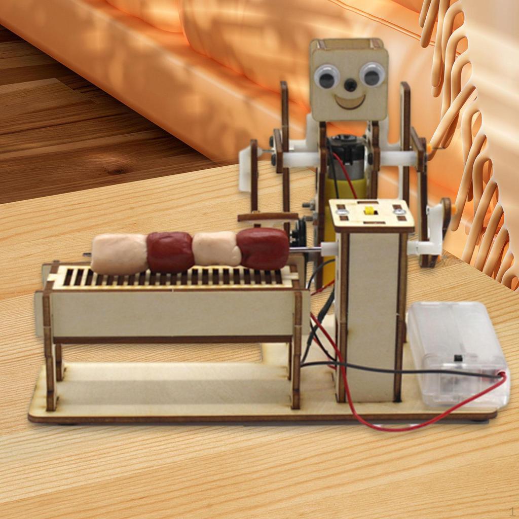 DIY BBQ Robot Проекты для домашнего обучения Образовательная модель Игрушки Девочки Мальчики Дети