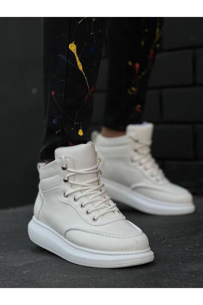 Men's Fashion Faux Leather Flat Heeled Booties Bootie Skin Lace Up Bootie Orthopedic Sole Half Ankle Boots Shoes