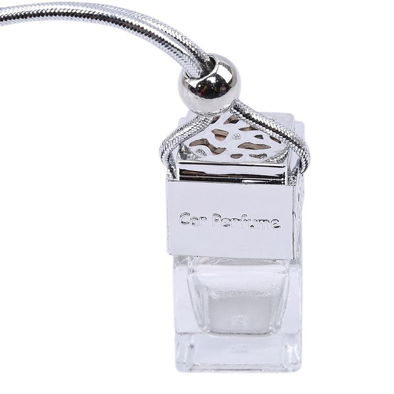 Empty Glass Bottle Essential Oils Diffuser Rearview Mirror Ornament Car Hanging Decoration Supplies