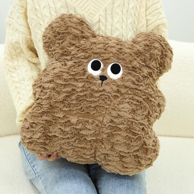 Плюшевая игрушка Большой Глазастый Пес, Украшения для комнаты, Детский Рождественский подарок, ПП Хлопок