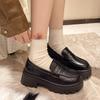 Platform Loafers for Women 2024 New Spring British College Style Lolita Shoes Female Thick Sole Oxford Shoes Heels Vintage Shoes