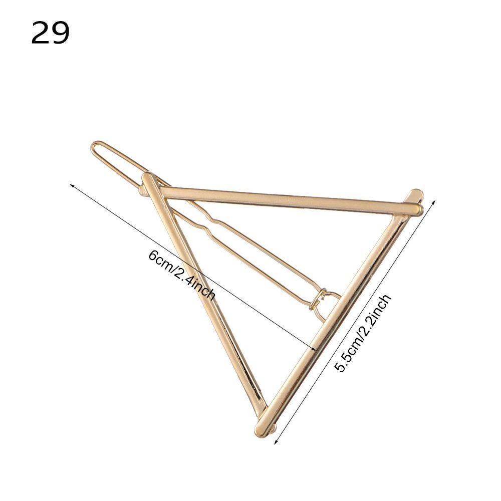 Hair Styling Barrettes Metal Hairclips Star Heart Hair Pins Knot Hair Clip Geometric Hairpins