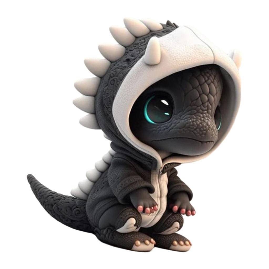 Статуэтка динозавра для стола из смолы, коллекционная фигурка, украшение Хэллоуина, эльф, для спальни, шкафа, книжной полки, ресторана, квартиры