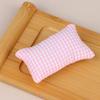 1Pcs 1/12 Dollhouse Miniature Furniture Toys Flower Pillow Cushions For Sofa Couch Bed For For Doll House Throw Pillow