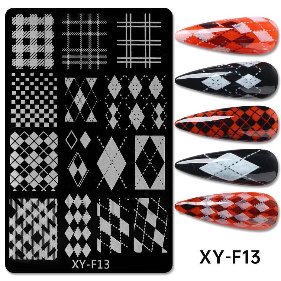 День Святого Валентина Маникюр Стальная Пластина Серия Сетки Любовь Английский Бабочка Одуванчик Печать для Маникюра