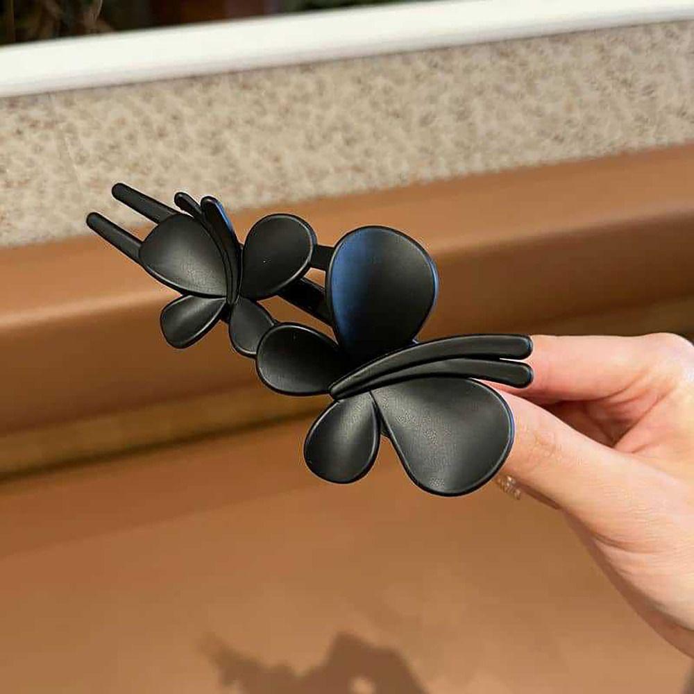 No Bend Butterfly Alligator Hair Clips Matte Flat Hair Clips Duck Billed Hair Clips  Women Girls