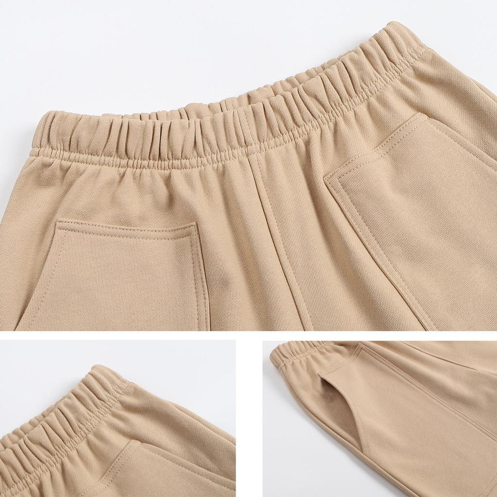 Мужские повседневные шорты AMI с большим карманом, свободные шорты из чистого хлопка, спортивные шорты для бега на открытом воздухе