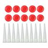 10 комплектов силиконовых герметизирующих насадок, колпачок для насадки тюбика, насадка картриджа с красными колпачками для насадок, герметизирующий колпачок, бытовой инструмент для герметизации