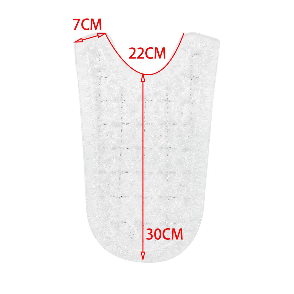 Сетка Тяжелая Промышленность Вышивка Бисером Перья Кружево Передняя Деталь Воротник Вышитая Деталь Сделай Сам Ручное Шитье Передний Воротник