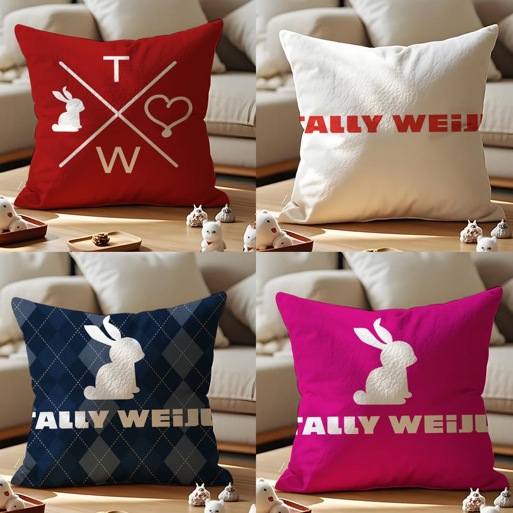 Cushion Cover Anti-dustmite Pillowcase Invisible Zipper Silky Short Plush Sofa Cushion Cover Koukyuu No Karasu