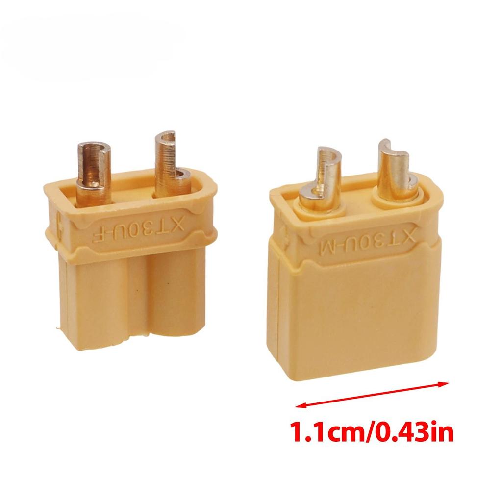 1-10Set Male Female Plug XT30/XT30U Battery Connector Bullet Wire Cable Connectors Plugs for RC LiPo Battery Motor Car Airplane