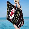 Kansas Chiefs Logo Microfiber Beach Towel, Lightweight And Quick-Dry, for Summer Travel, Beach Essential, Swimming Pool