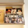 Прозрачная стойка для виниловых пластинок и CD Акриловая лестничная витрина Стойка для демонстрации оптических дисков (CD, DVD, Blu-ray) Коробка для хранения альбомов