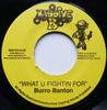 7inch Record BURRO BANTON / KHARI KILL - What U Fightin For / Informa MAS316 Massive B 2009 US Reggae, Ska & Dub Used