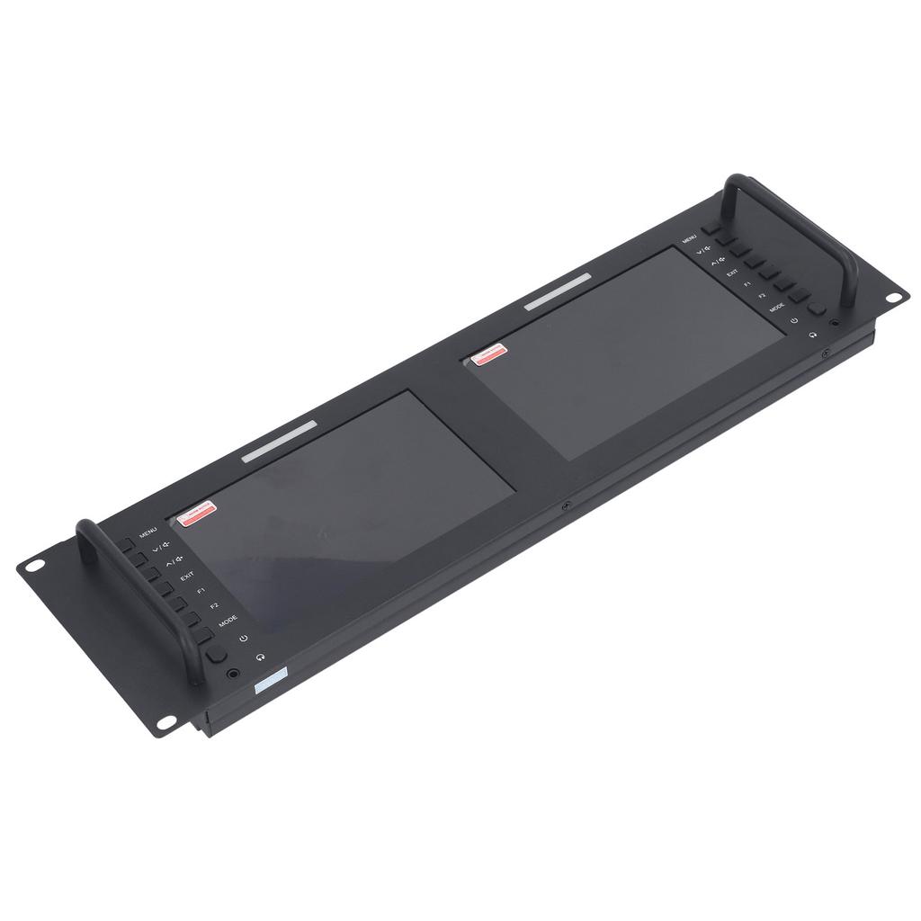D71 PLUS Двойной 7-дюймовый 3RU вещательный стоечный дисплей IPS 1920x1200 Full HD сенсорный экран 3G SDI 4K