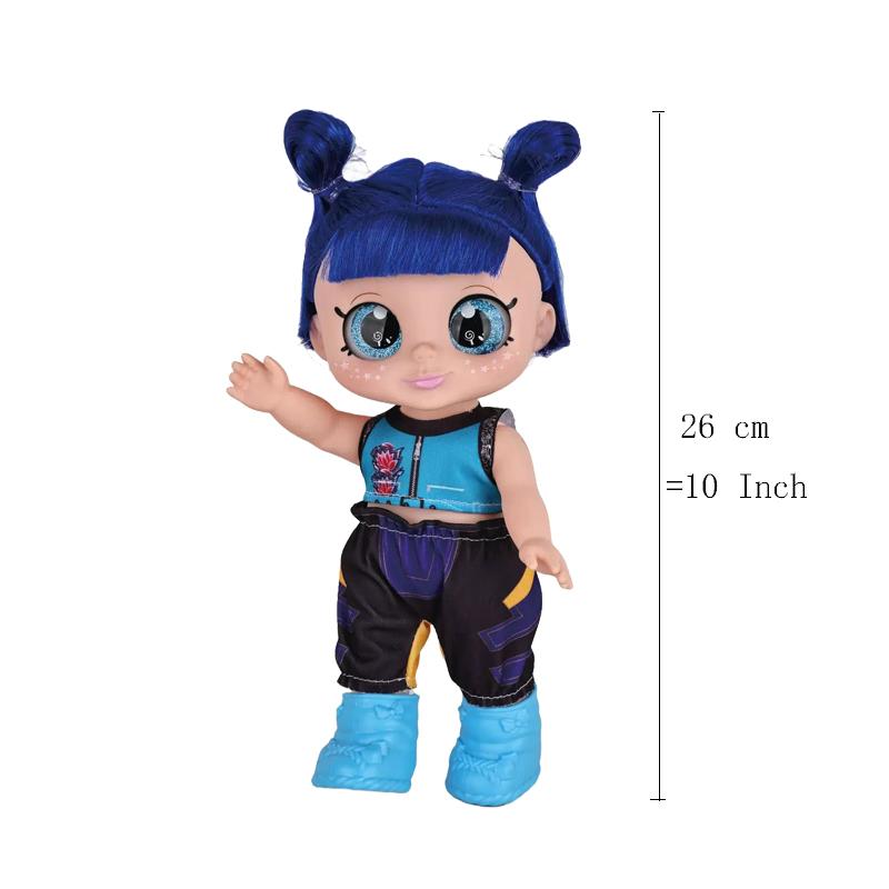 Hot Anime Kpop 10 Inch 5D Eyes Dolls Five Joints Movable Figure Musical Toys Birthday Present for Girls Boys Child