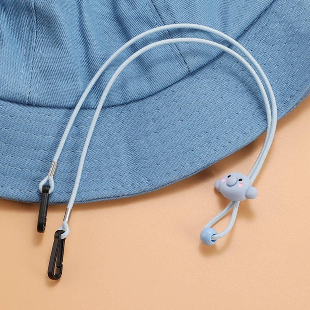 Hook Clips Hat Retainer Elastic Windproof Hat Strap Cartoon Hat Rope Hat