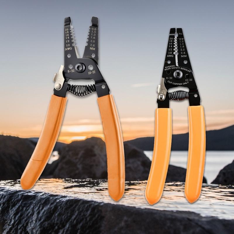 7inch Wire Stripper 10-22AWG Cutting Crimping Device Multifunctional Manual Tool For Copper Wire Stripper Professional