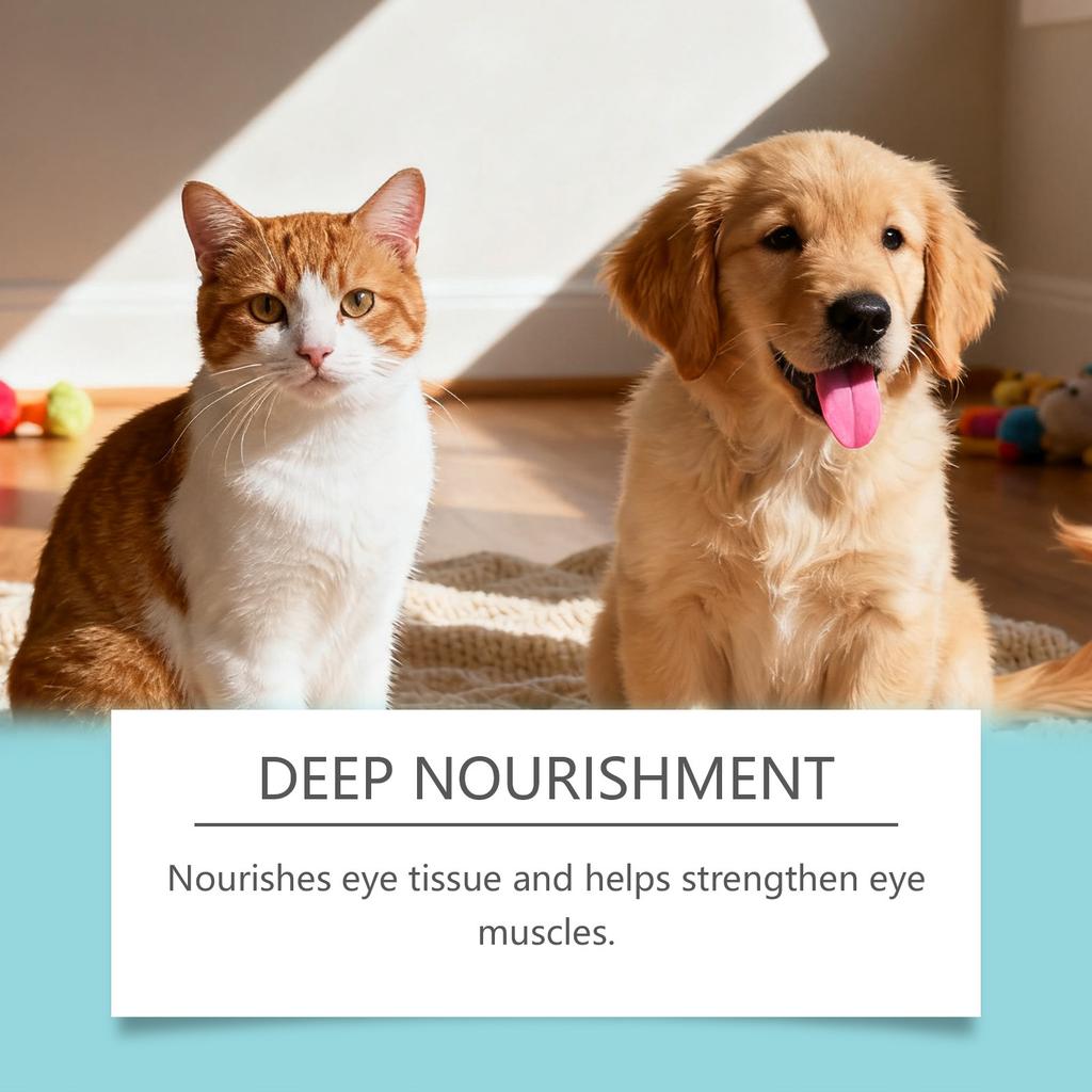 Капли для глаз для питомцев: Очищающие и ухаживающие капли для кошек и собак от слезных пятен и выделений. Универсальный для домашних кошек и собак50мл