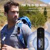 RUIZU Компактный USB MP3-плеер 64 ГБ, Совместимость с Bluetooth 5.3, Автоматическое повторное подключение, Зажим в комплекте, Совместимость с автомобильным креплением, Портативный музыкальный плеер, FM Ра