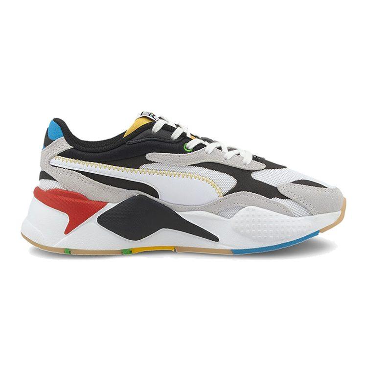 Puma RS X Низкие детские lifestyle кроссовки Черный Белый Красный Подростковые 374498-01