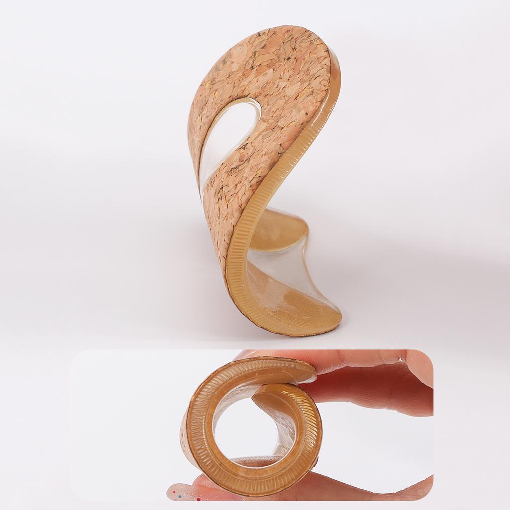 1 пара силиконовых гелевых U-образных стелек для защиты пятки, спортивная подкладка для защиты пятки