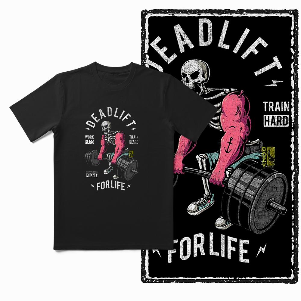 Летняя мужская футболка из 100% чистого хлопка для фитнеса с круглым вырезом большого размера, крутая принтованная черная, мягкая и дышащая, с коротким рукавом