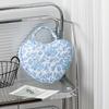 Floral Woman Travel Makeup Bag With Large Capacity And Quilted Design For Home Storage