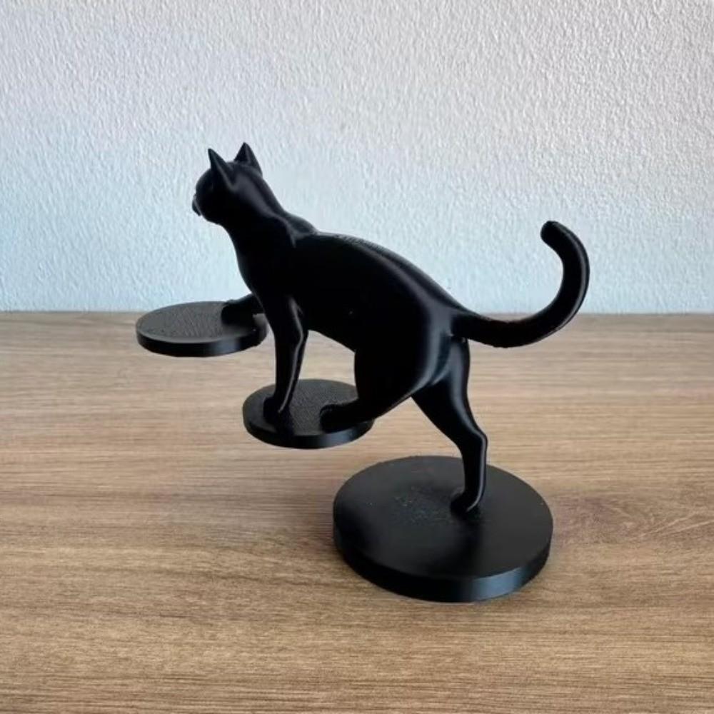 3D Printed Desktop Dog Figurine Go Upstairs/Downstairs Cat Statues Crafts Living Room