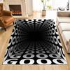 1PC Text infinity tunnel Carpet for Living Room Bedroom Sofa Home Decor Rus Non-slip Floor Mat Luxury Gift Multiple sizes