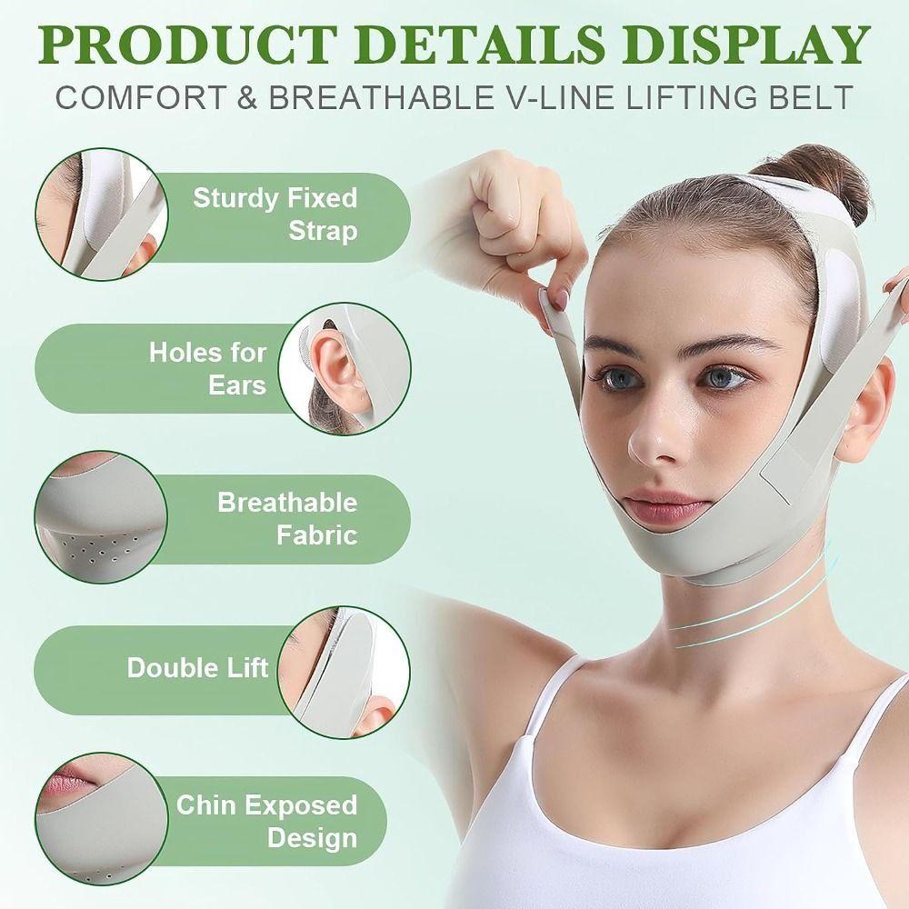 Adjustable Facial Lifting Strap Resuable Face Lift Band Portable Face Lifting Belt  Skin Care