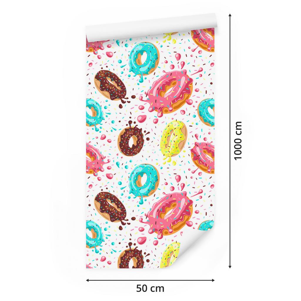 Colorful wallpaper for living room and bedroom 50x1000