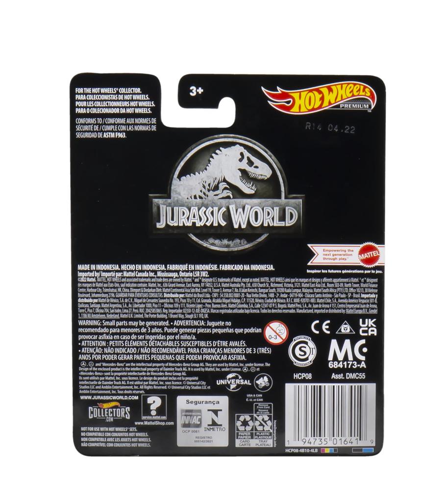 Hot Wheels Hot Wheels Premium HCP08 Diecast Jurassic World Unimog U 1300 L Масштаб 1/64