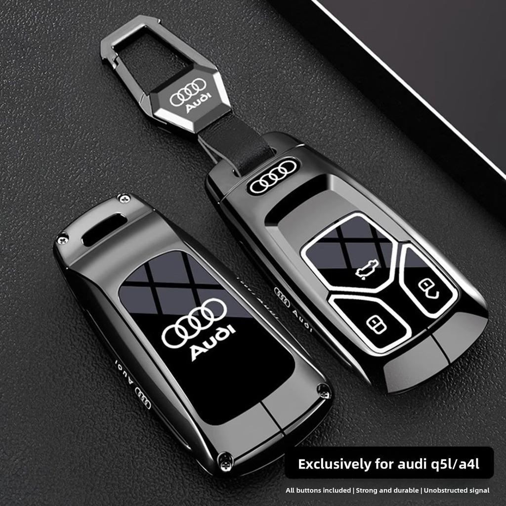 New For T A6 A7 A8 E-tron Q5 Q7 Q8 C8 D5 Transparent TPU Car Remote Key Case Cover Shell Keyless Holder Fob Keychain Accessories