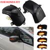 Pair For Insight ZE2 2013-2014 Rearview Mirror Dynamic LED Indicator Lamps For FIT/JAZZ GE6/GE8 2009-2014 Turn Signal Light
