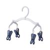 Daiya Neo Laundry Hanger, Jeans Hanger, Quick-Drying, Compact, Shape-Retaining, for Denim, Jeans, Slacks, Skirts, Pants, and Heavy-Duty Clothes Drying
