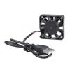 Quiet 40x10mm USB Powered Cooling Fan 2200RPM 12CFM Airflow For Electronics And Networking Devices