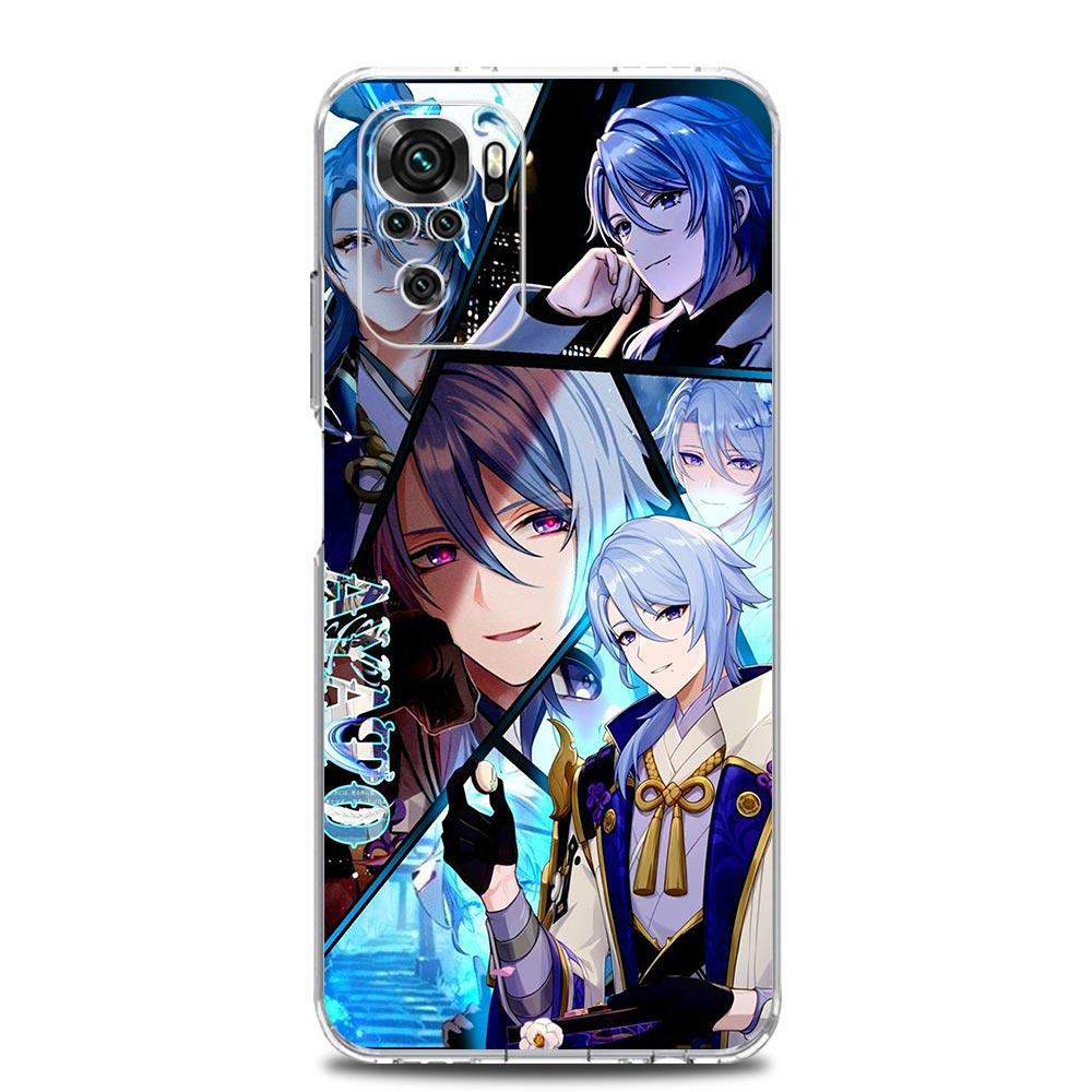 Чехол для телефона Genshin Impact Аято Странник для Xiaomi Redmi Note 15 14 13 12 4G 10 11 Pro Plus 5G 14C 13C 12C 10C