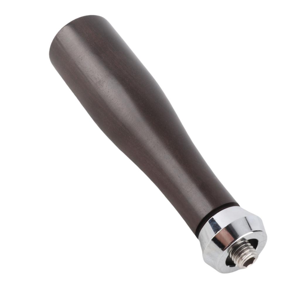 Coffee Portafilter Handle Comfortable Grip Burr Free Black Rosewood Durable Wearable Coffee Machine