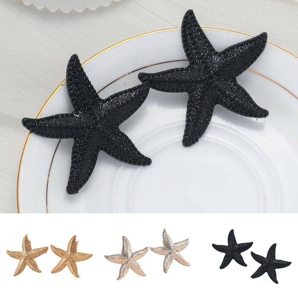 Bohemian Starfish Stud Earrings Starfish Pendant Earrings Jewelry Accessories