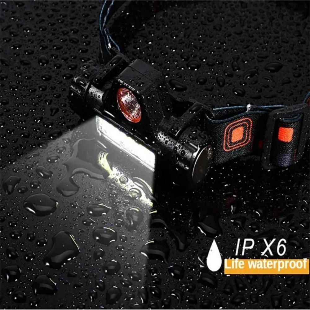 Rechargeable COB LED USB Headlamp Strong Magnetic Powerful Headlight Super Bright Waterproof Head Torch For Outdoor Fishing
