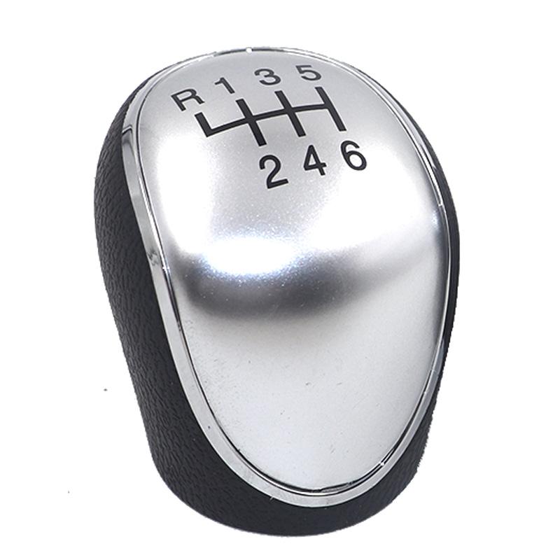 6 Speed Manual Gear Shift Knob Head Gear Cover Shift Lever Stick For Mitsubishi Outlander II