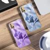 Роскошные листья гинкго для Samsung A 01 52S 04 05S 10 12 13 22 23 24 36 42 M02 Note 10 20Ultra 8 9 Золотой стеклянный чехол для телефона